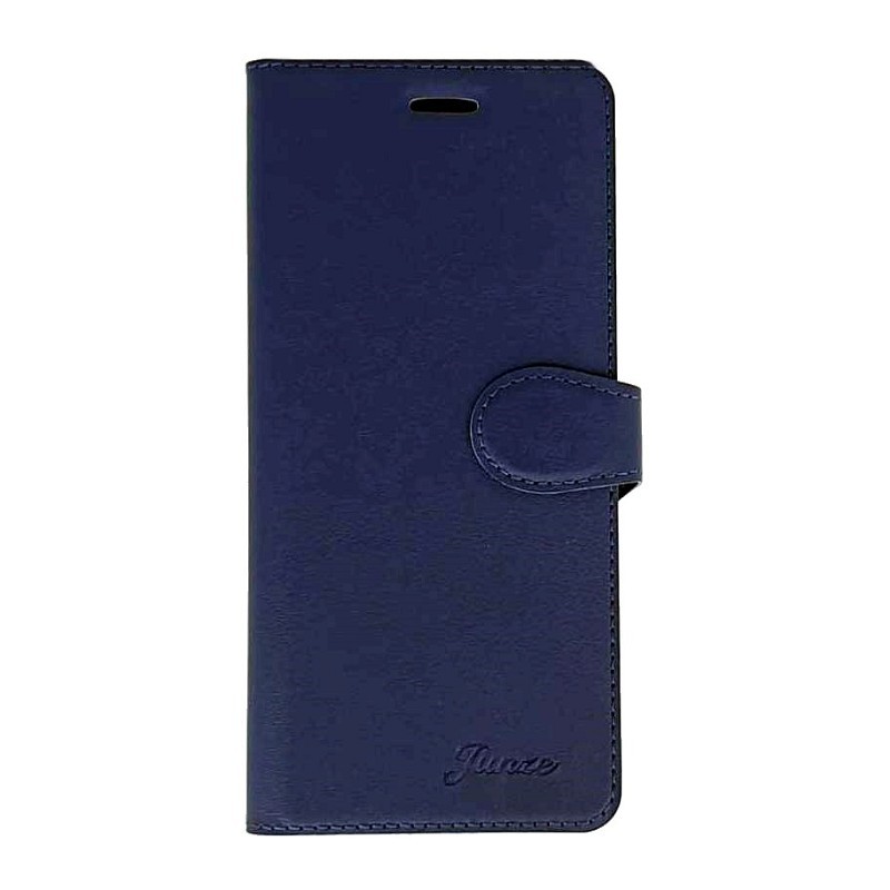 藍 OPPO RENO 16F/16 FS  十字紋側掀套(峻)