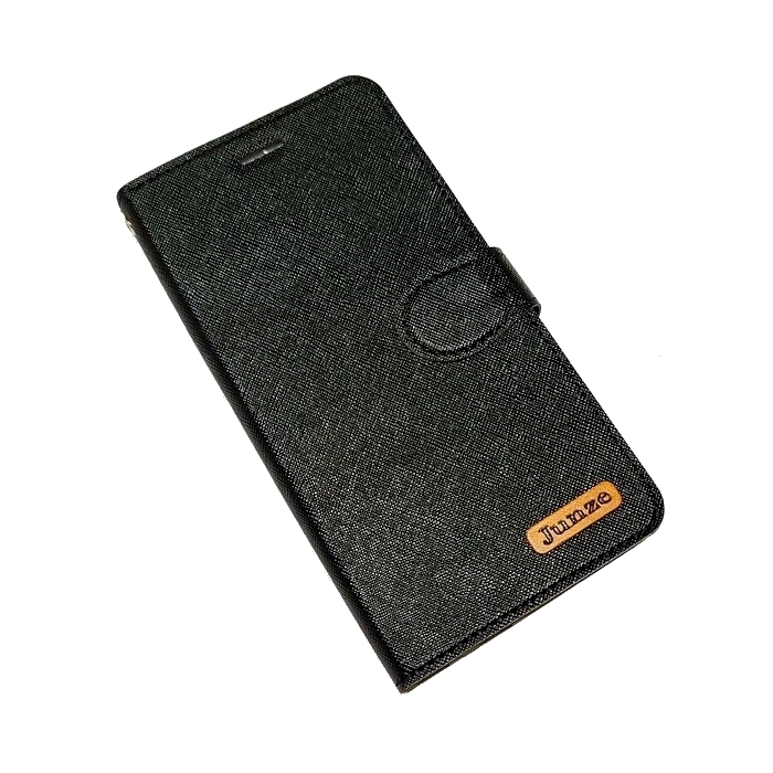 黑 紅米 NOTE17 5G 十字紋側掀套(峻)