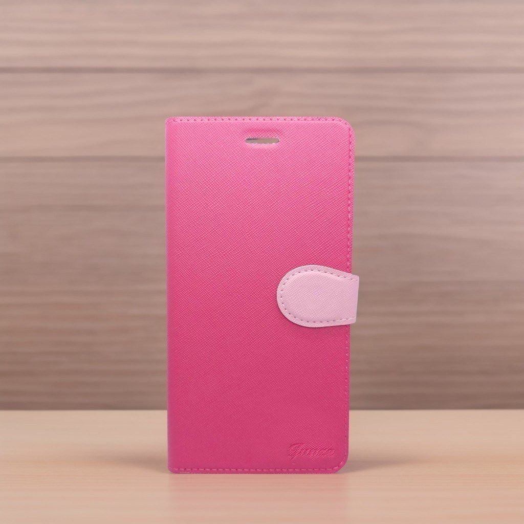 桃 VIVO V60 LITE 十字紋側掀套(峻)