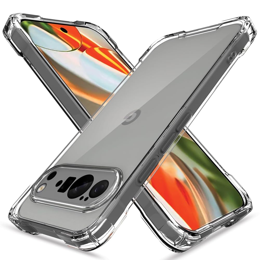 GOOGLE PIXEL10/10Pro硬四角防摔殼(背面壓克力)
