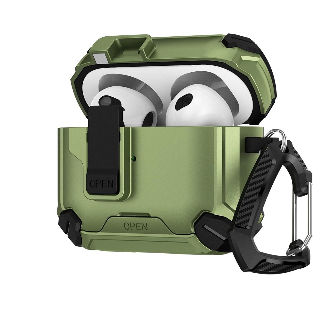 綠-AirPods Pro/Pro2卡扣耳機殼(暟)