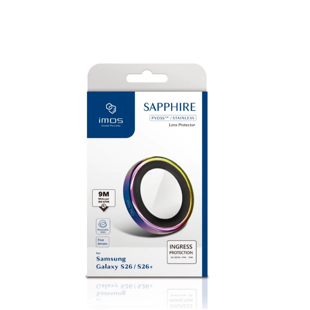 燒鈦-iMos-(鋁合金)藍寶石鏡頭-Samsung S26 / S26+ 三顆