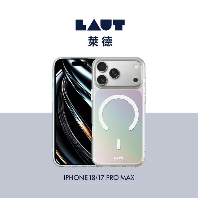 迷彩白-LAUT 萊德磁吸炫彩保護殼