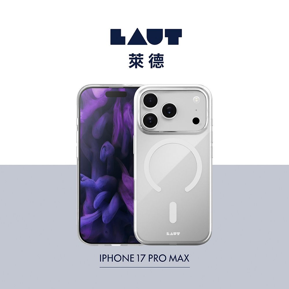 透明-LAUT 萊德 iPhone 17 Pro Max磁吸晶透保護殼