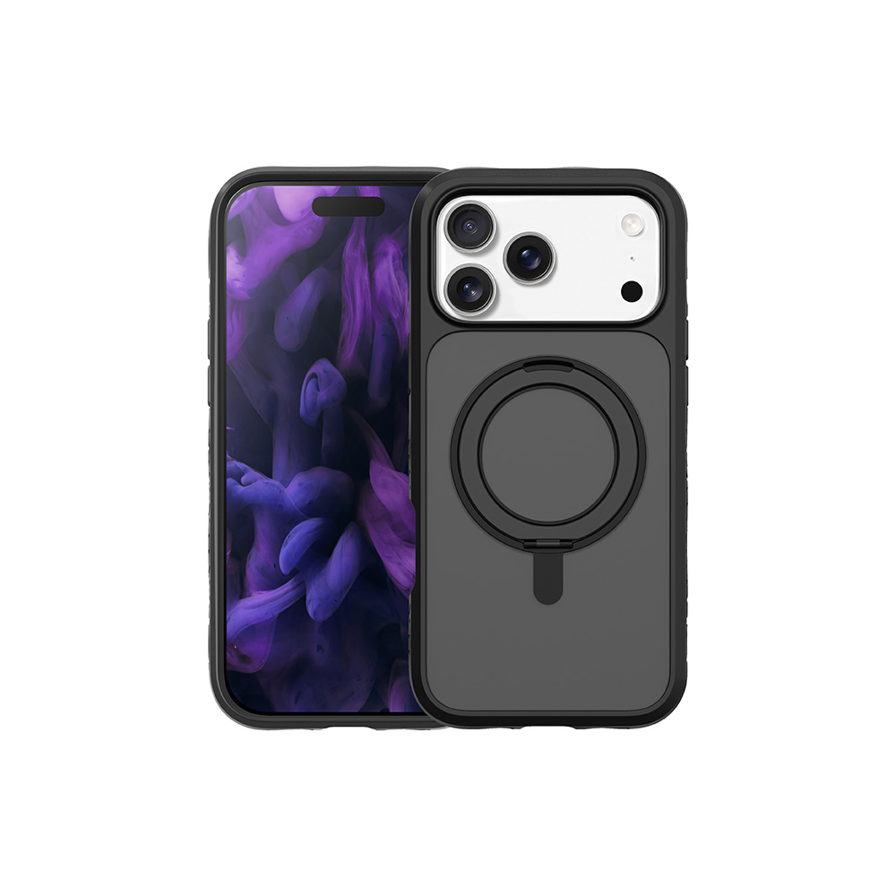 黑-LAUT 萊德 iPhone 17 Pro Max 磁吸360支架軍規耐衝擊