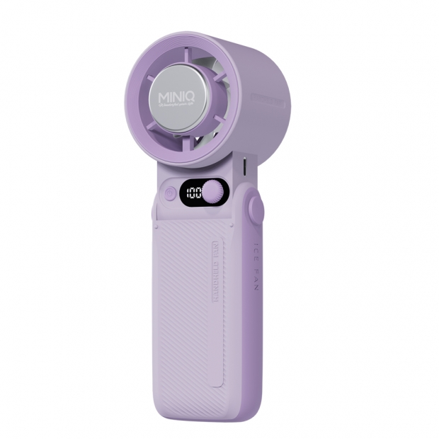 紫色 MINIQ FA005 手持製冷風扇