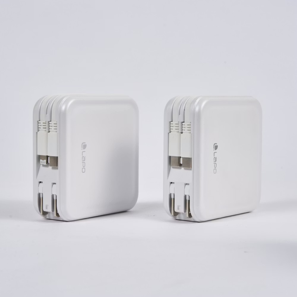 (全新) 白LaPO WT08S C+C 八合一多功能行動電源