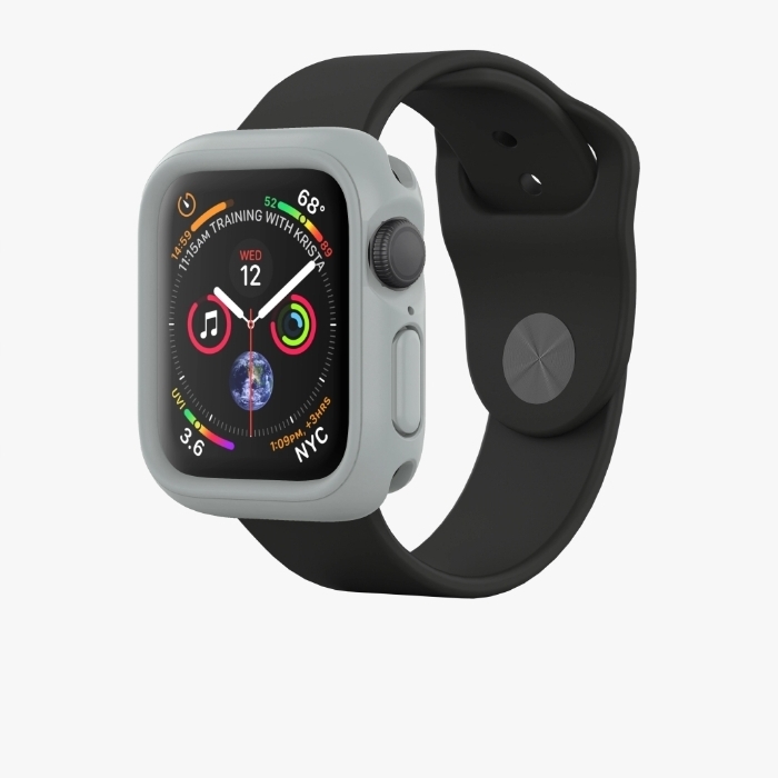 淺灰 犀牛盾Apple Watch S4/S5 44mm 防摔保護殼