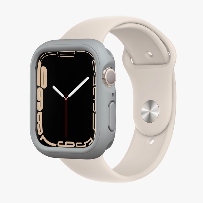 淺灰 犀牛盾Apple Watch S7 45mm 防摔保護殼
