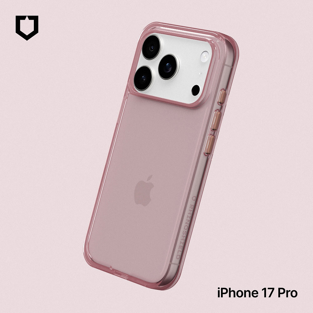 晶醺玫-犀牛盾-Clear-iPhone 17Pro