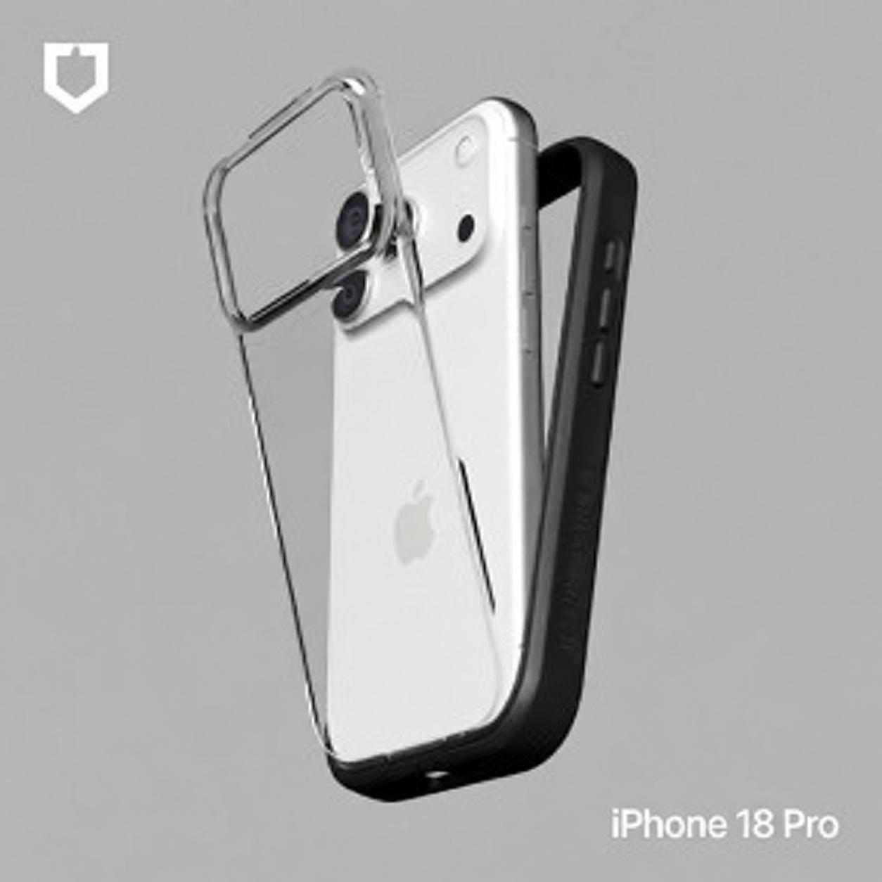 黑-犀牛盾-Mod NX背蓋-Apple iP18 Pro