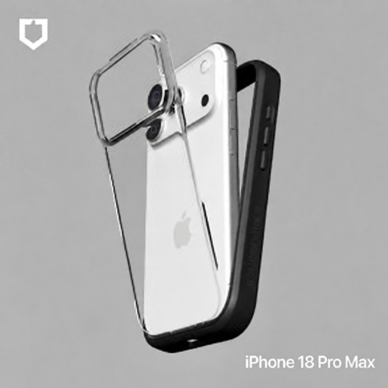 黑-犀牛盾-Mod NX背蓋-Apple iP18 Pro Max