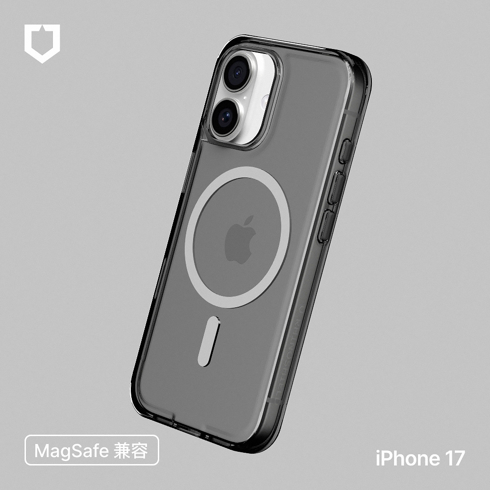 酷墨灰-犀牛盾Clear Case ((MagSafe 兼容)- i17