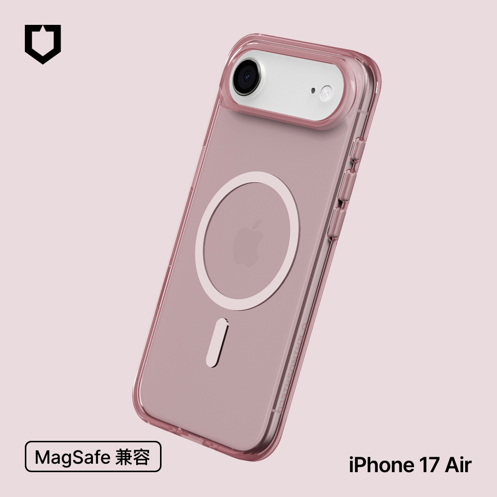 晶醺玫-犀牛盾Clear Case ((MagSafe 兼容)- i17Air