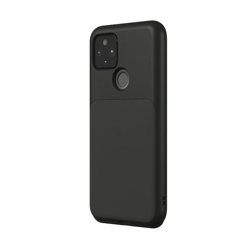 黑 Google Pixel 5  經典款-背蓋犀牛盾