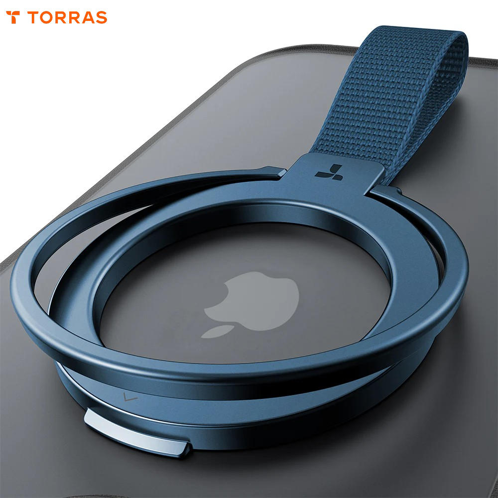 海軍藍 圖拉斯  磁吸指環旋轉支架(編織款)