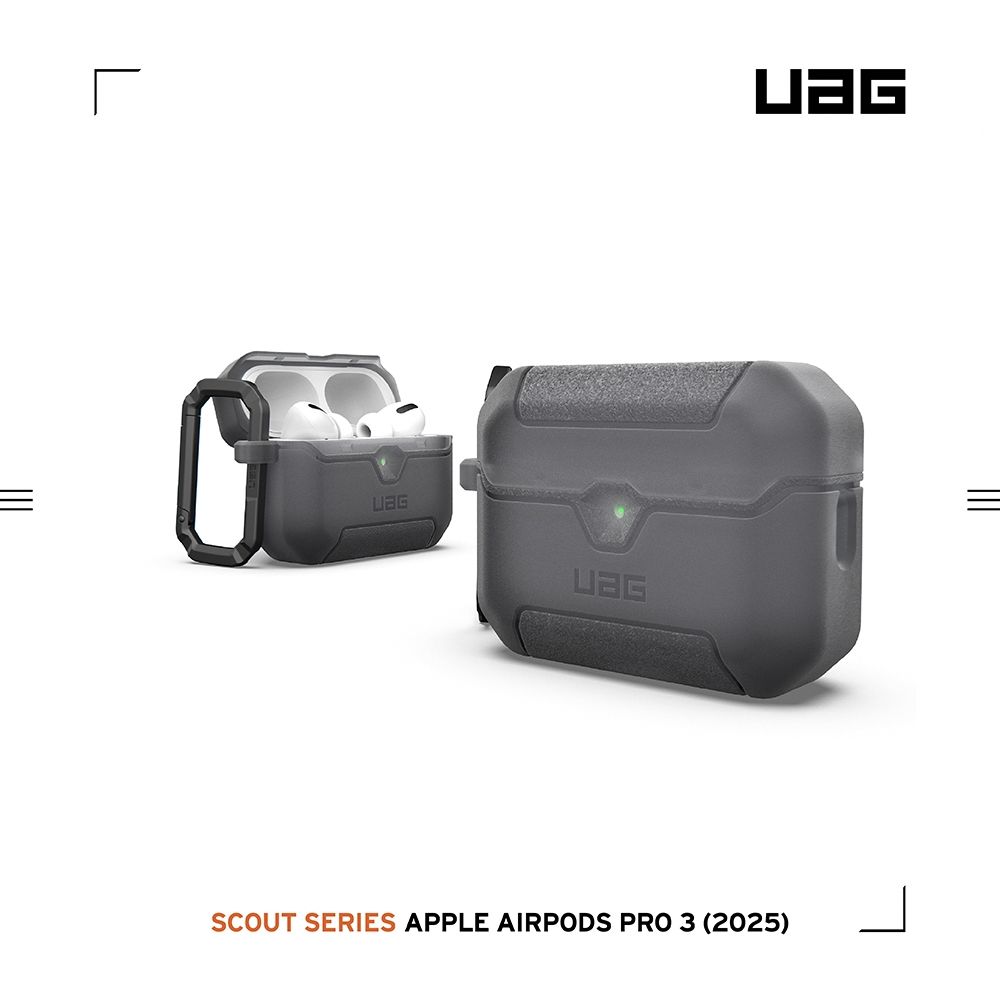 透灰-UAG AirPods Pro3 耐衝擊保護殼