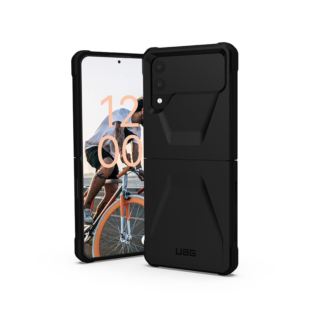 黑-UAG-簡約-Samsung Z Flip4