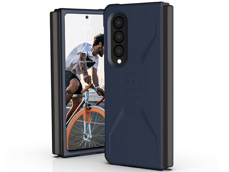 藍-UAG-簡約-Samsung Z Fold3