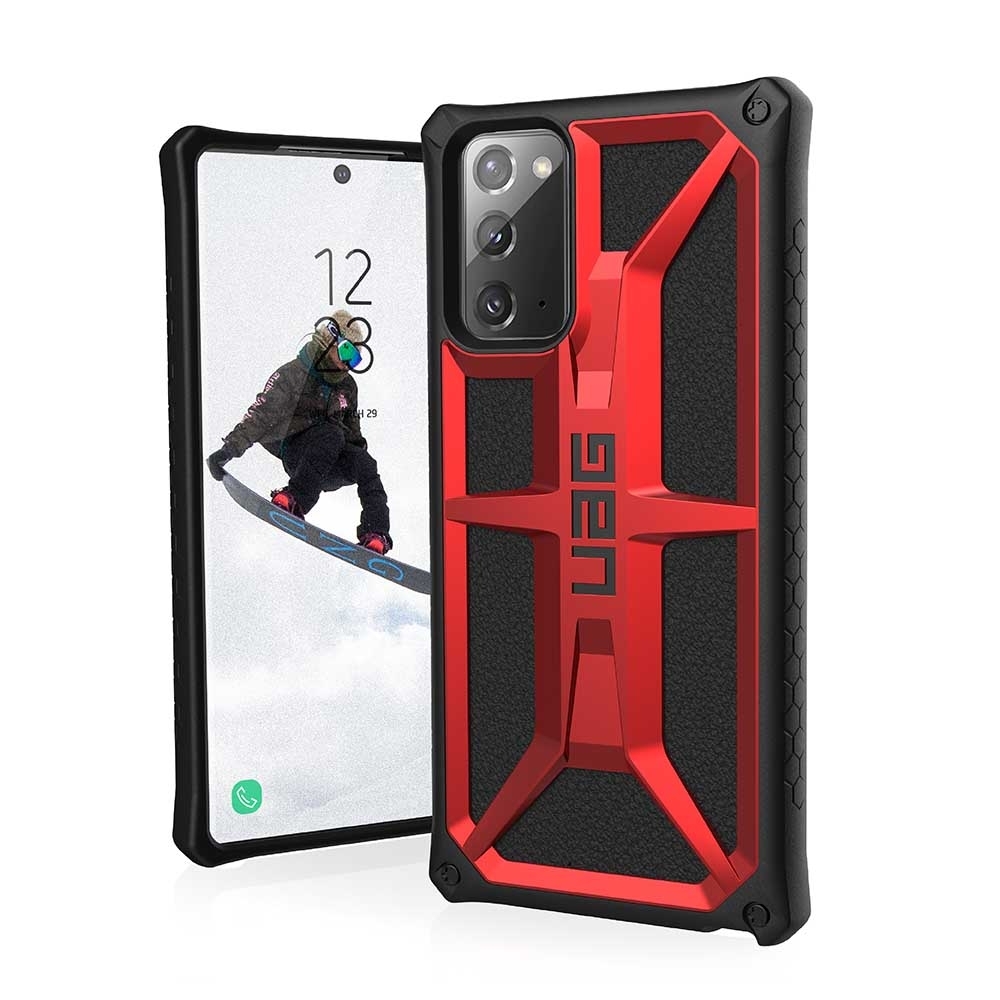 紅-UAG Samsung Note20 軍規耐衝擊保護殼(頂級版)