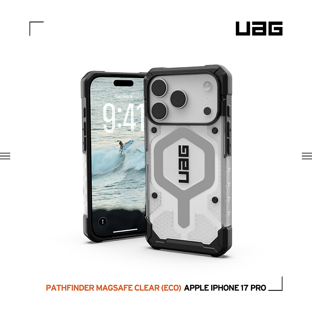 透明(灰圈)-UAG-磁吸經典保護殼-iPhone17Pro