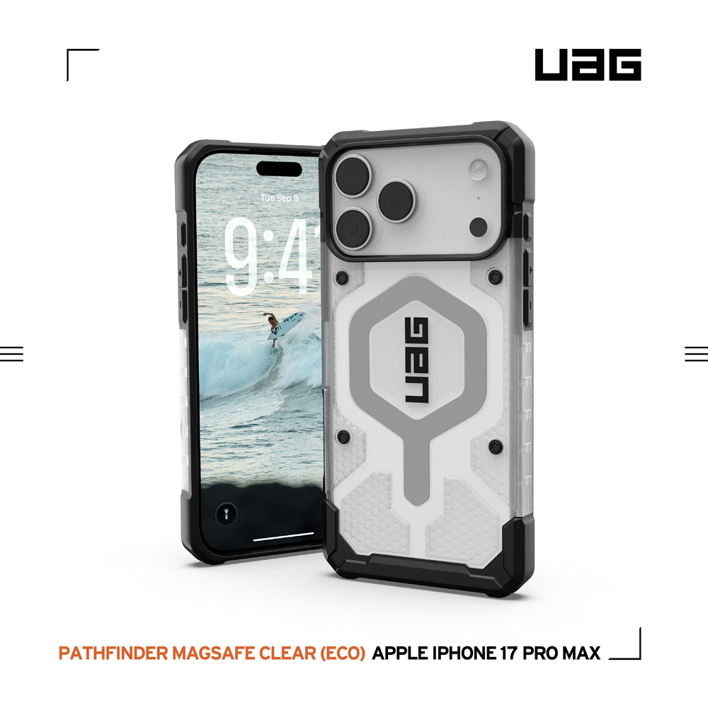 透明(灰圈)-UAG-磁吸經典保護殼-iPhone17ProMax