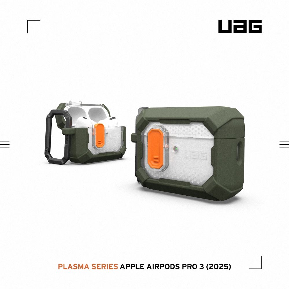 綠-UAG AirPods Pro3 磁吸耐衝擊經典保護殼
