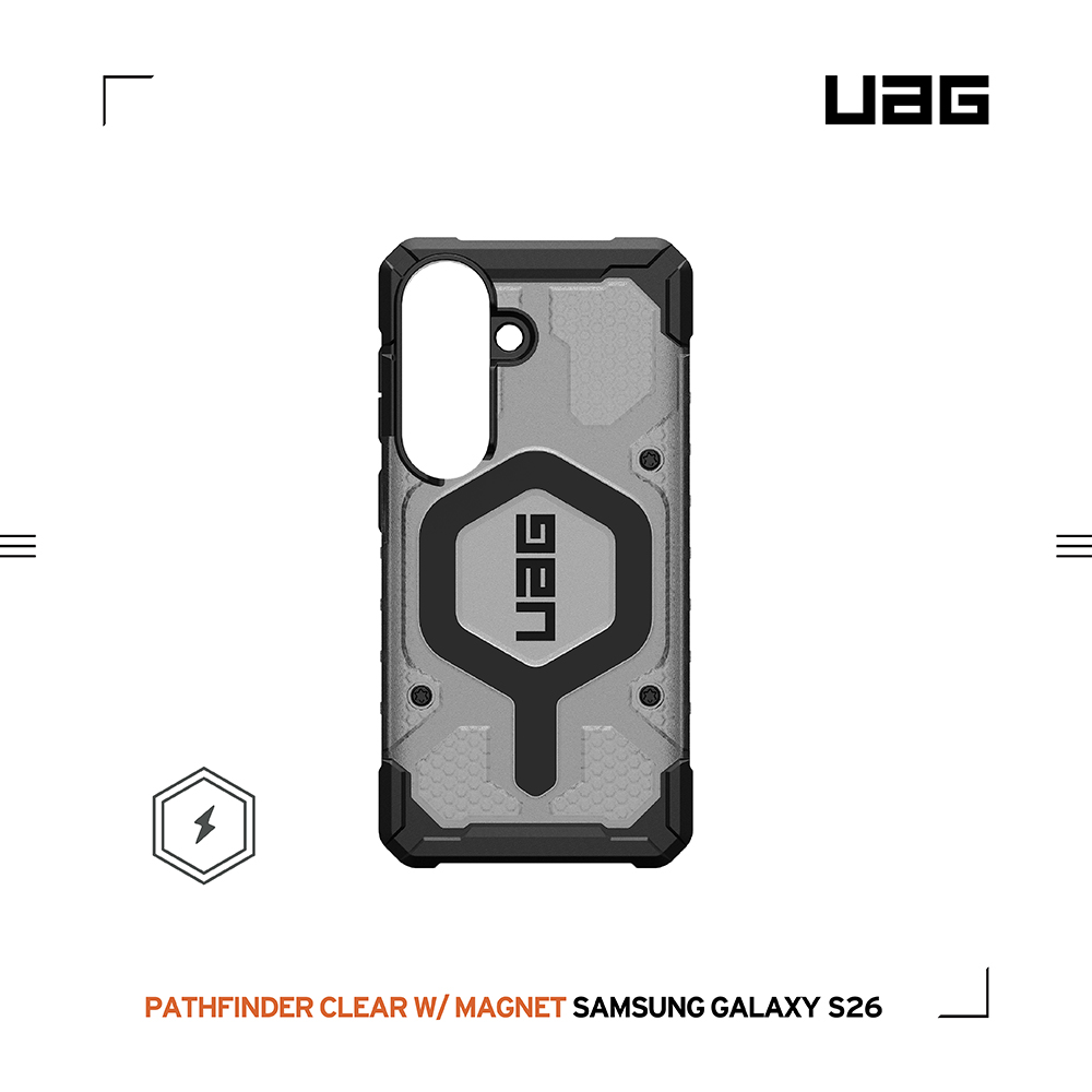 透黑(黑圈)-UAG-磁吸耐衝擊經典保護殼-Sam S26