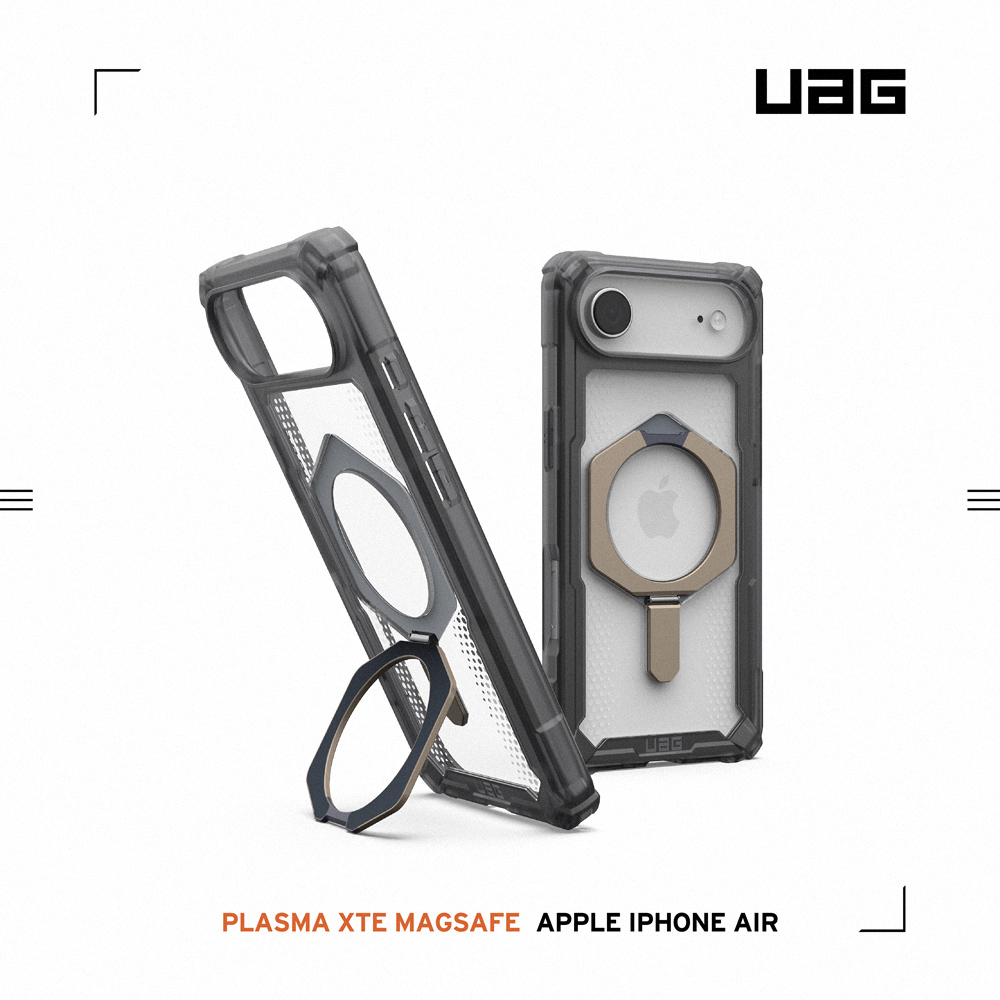 透灰(鈦灰圈)-UAG-磁吸支架經典保護殼-iPhone17Air