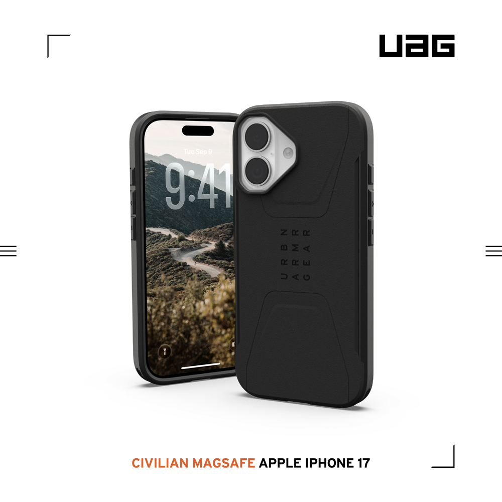 黑-UAG 磁吸簡約款-iPhone 17