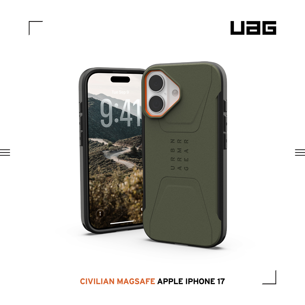 綠-UAG 磁吸簡約款-iPhone 17
