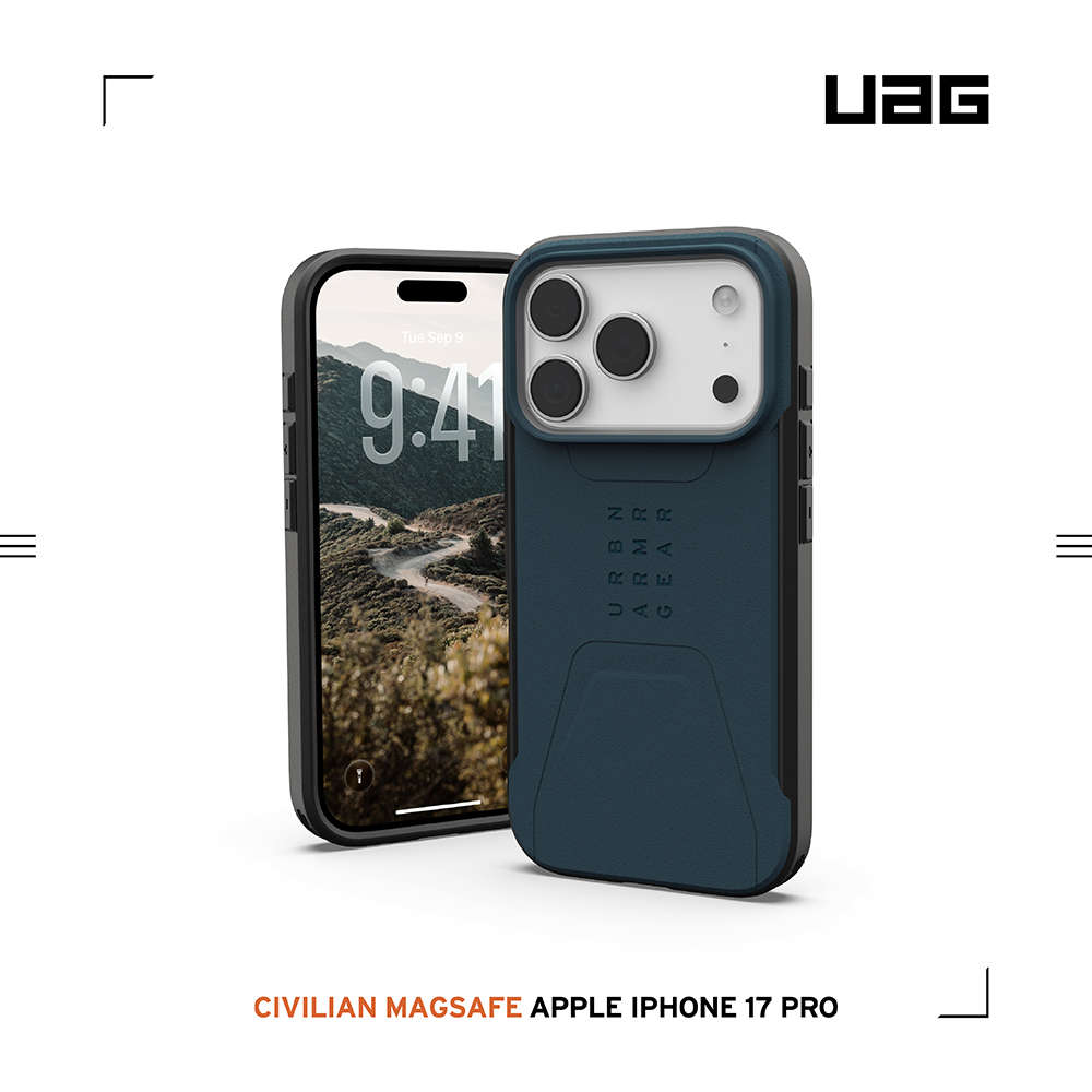 藍-UAG 磁吸簡約款-iPhone 17Pro