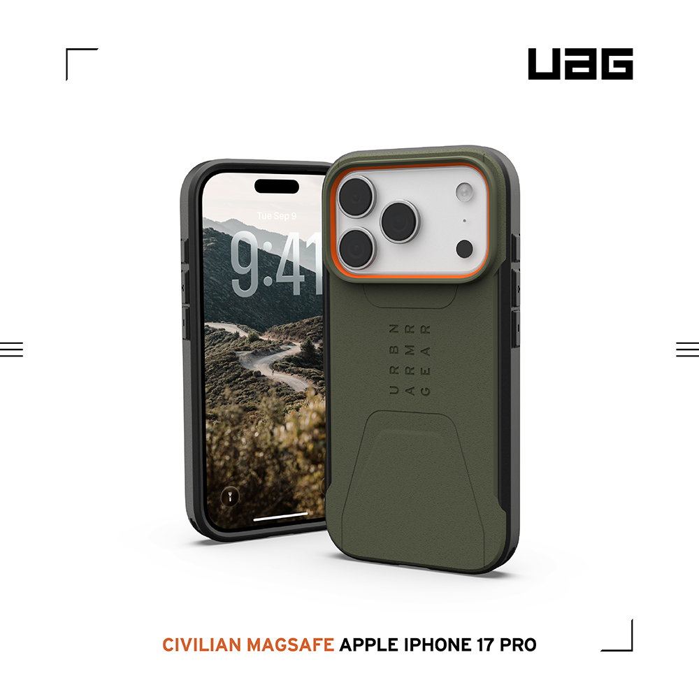 綠-UAG 磁吸簡約款-iPhone 17Pro