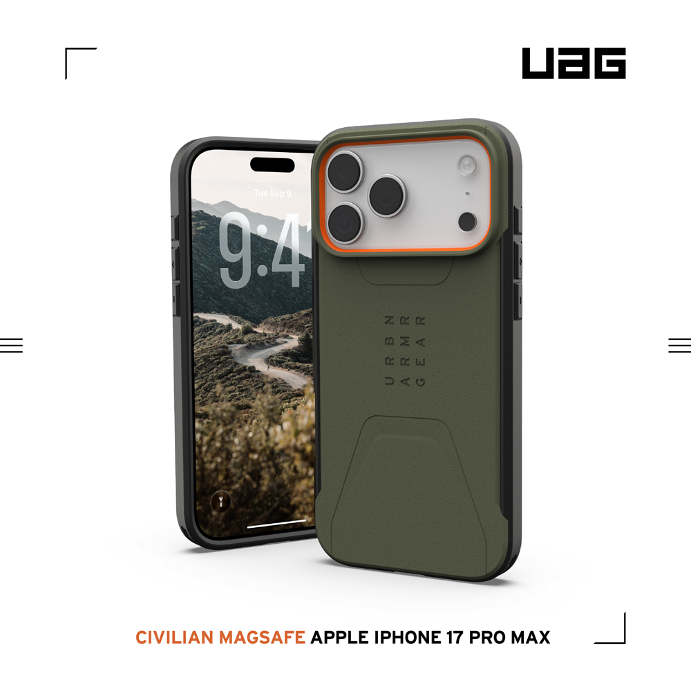 綠-UAG 磁吸簡約款-iPhone 17ProMax