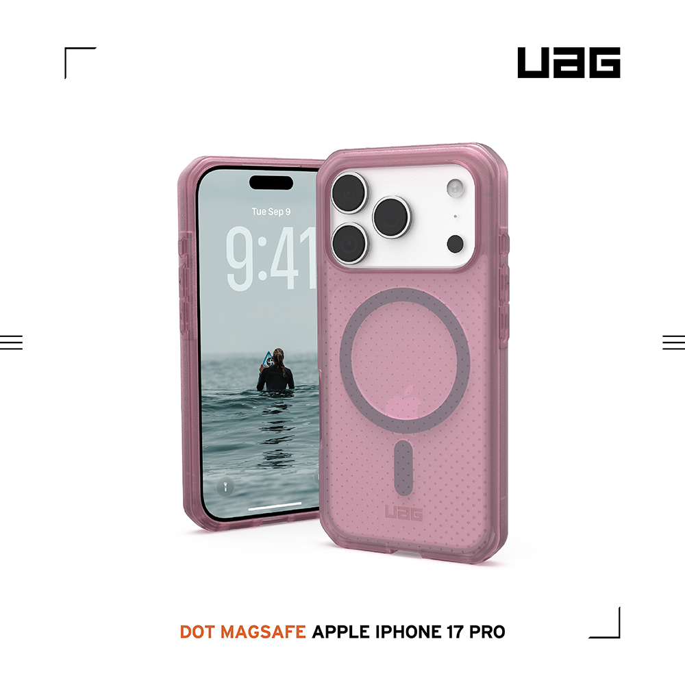 透粉-UAG-磁吸輕薄保護殼-iPhone 17Pro