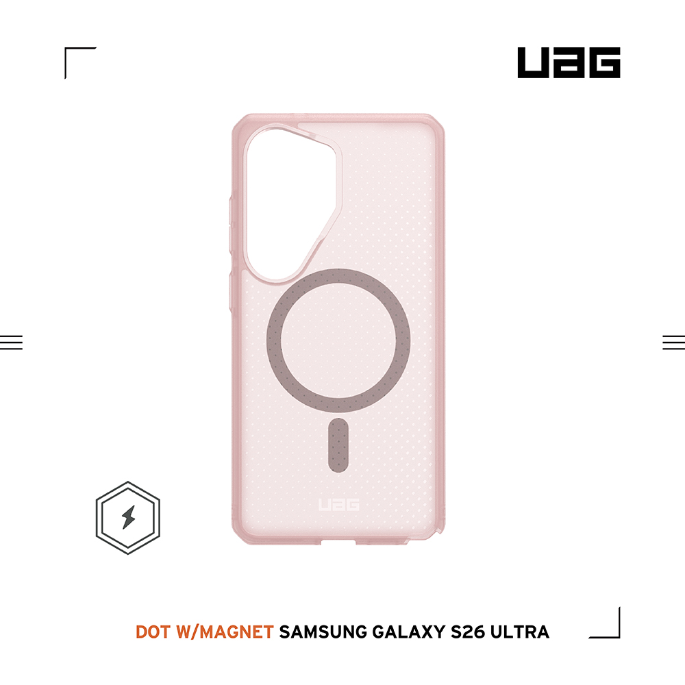 透粉-UAG-磁吸耐衝擊輕薄保護殼-Sam S26Ultra