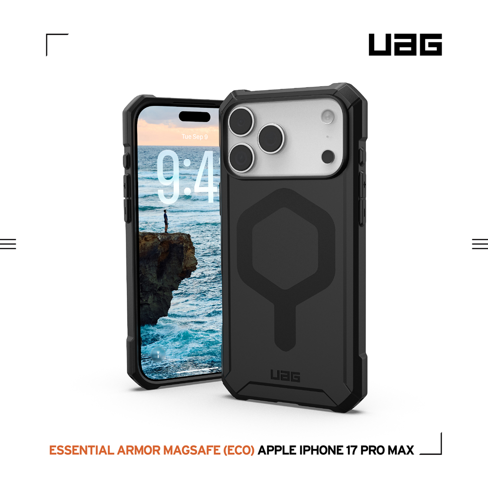 黑-UAG-磁吸輕薄保護殼-iPhone 17ProMax