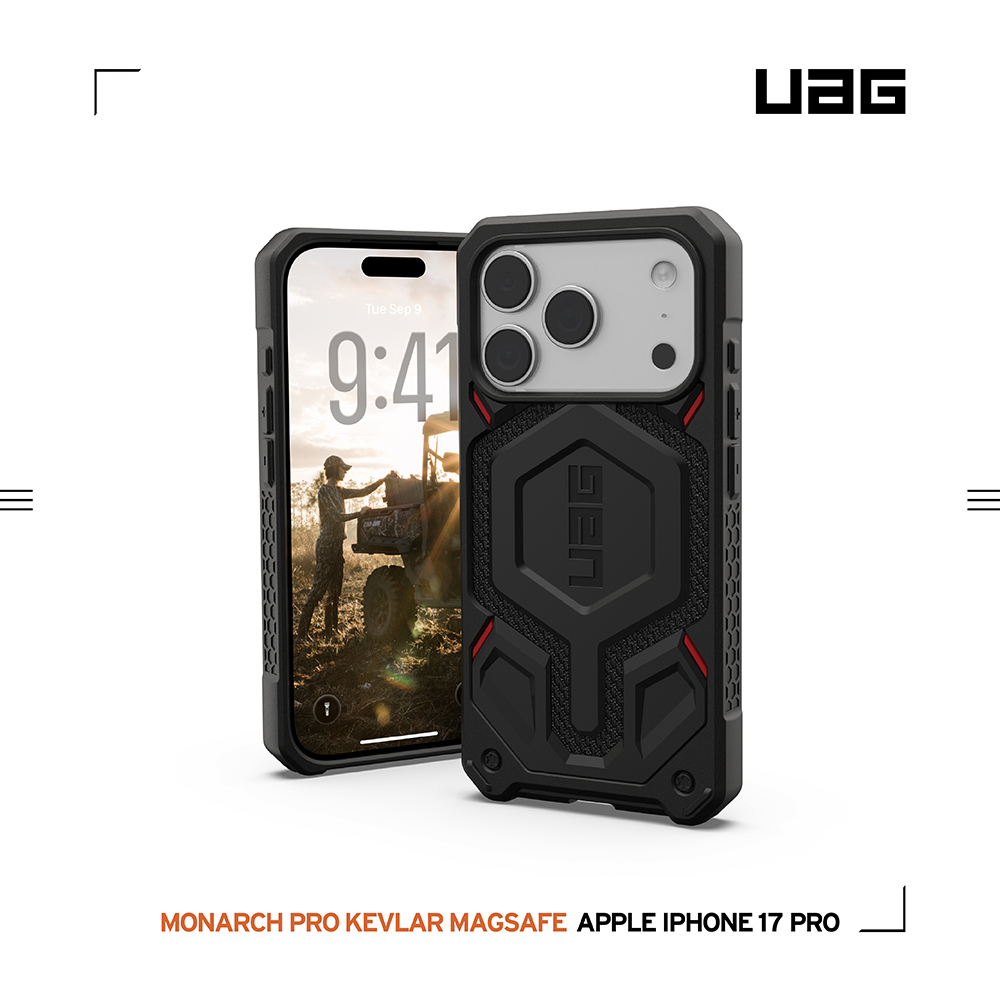 軍用黑-UAG-磁吸頂級(特仕)版保護殼-iPhone17Pro