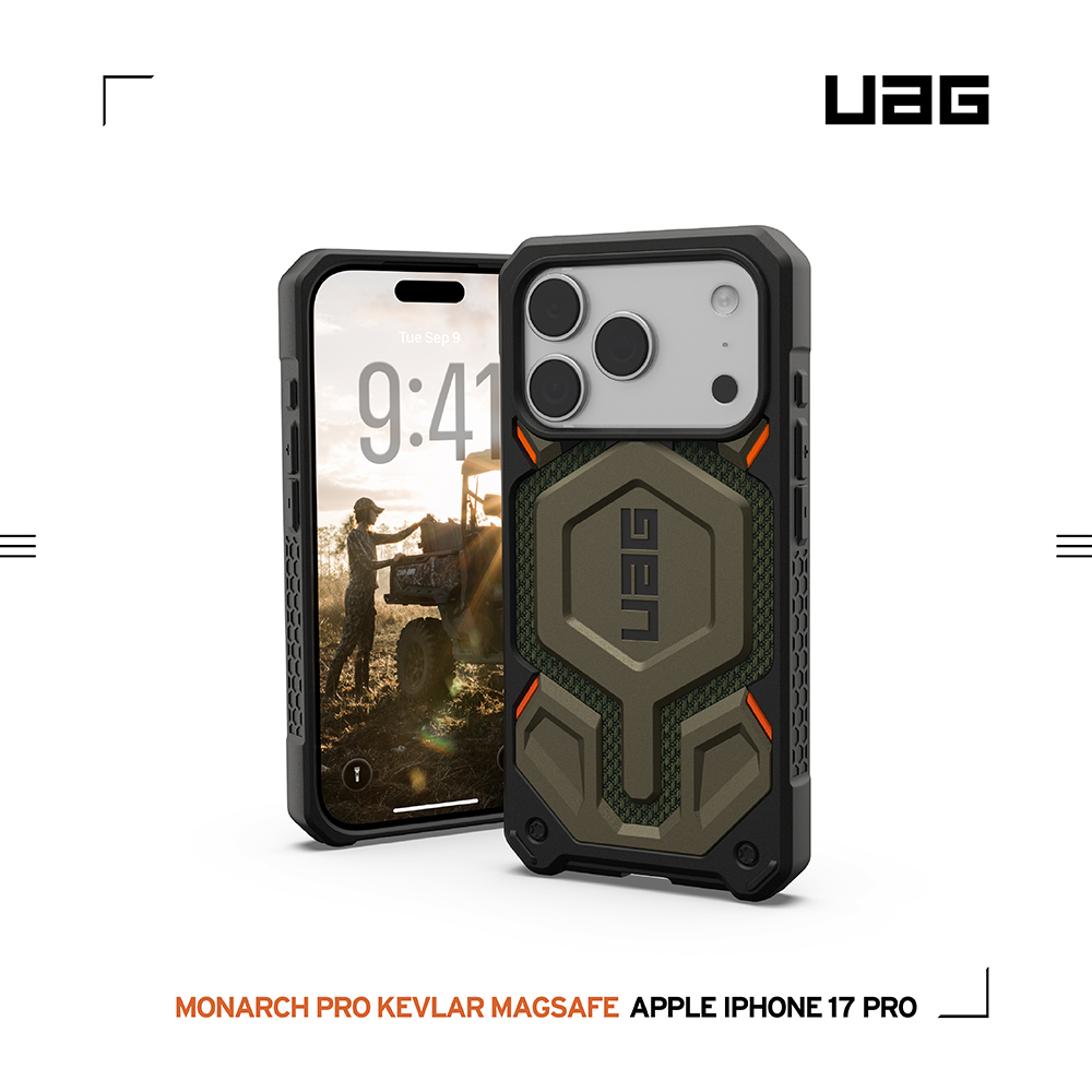 軍用綠-UAG-磁吸頂級(特仕)版保護殼-iPhone17Pro