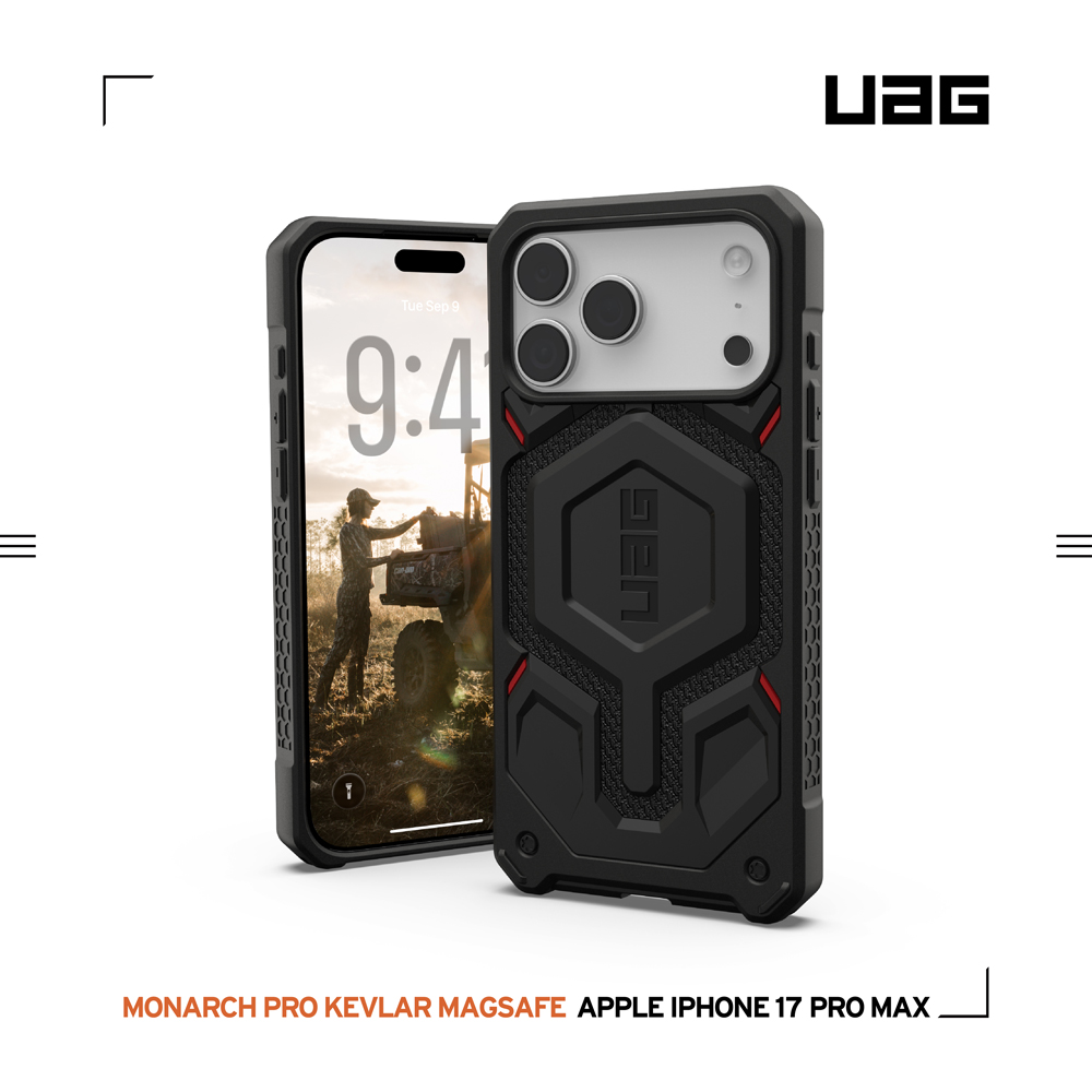 軍用黑-UAG-磁吸頂級(特仕)版保護殼-iPhone17ProMax