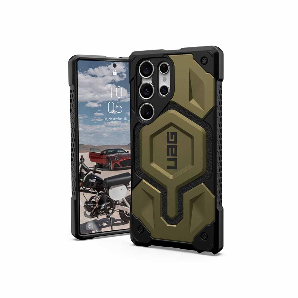 鈦綠-UAG Galaxy S23Ultra 頂級版耐衝擊保護殼兼容磁吸