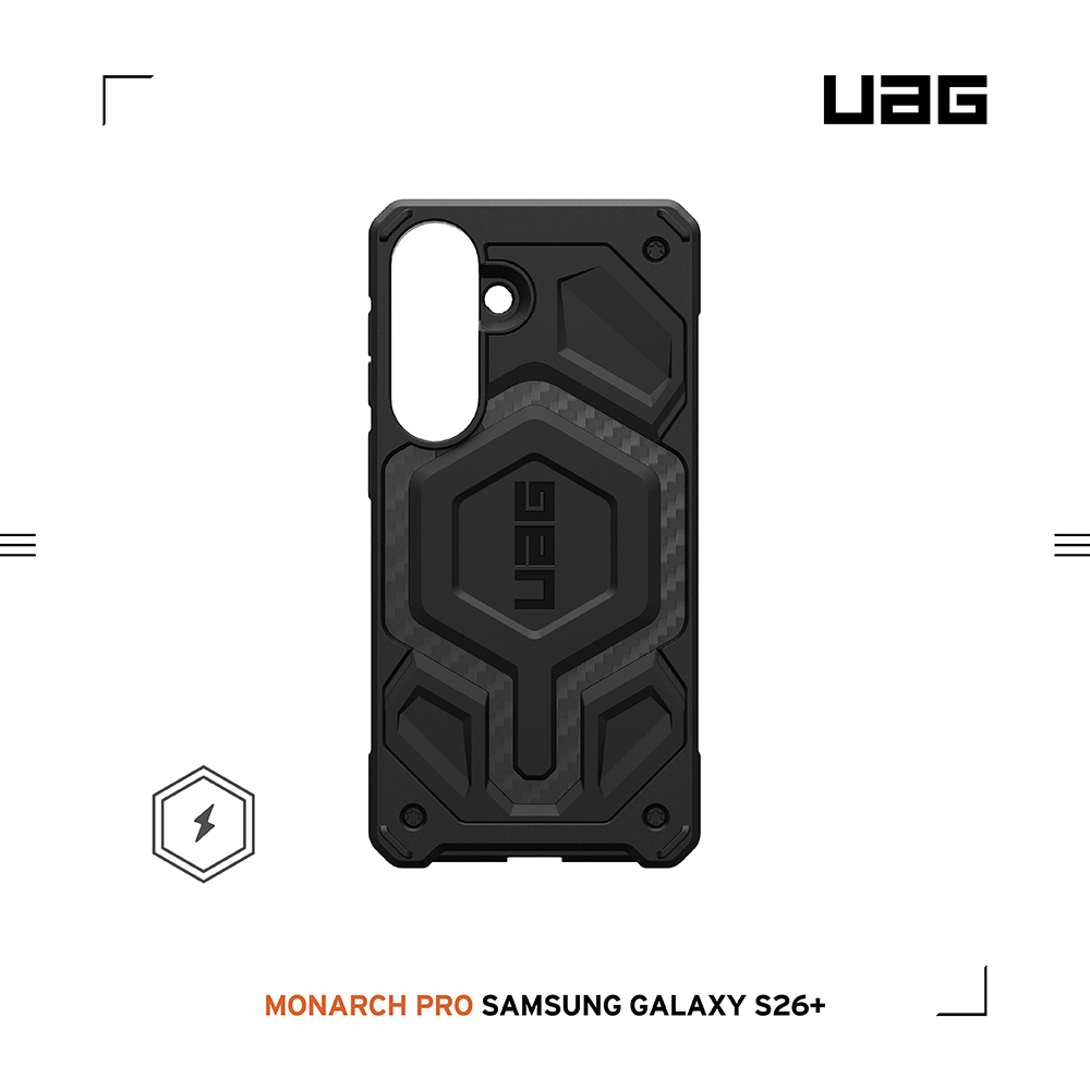 碳黑-UAG-磁吸頂級版耐衝擊保護殼-Sam S26+