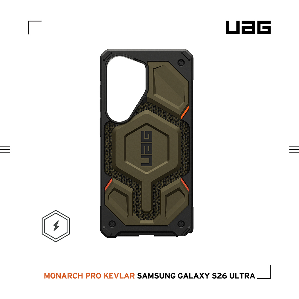 軍用綠-UAG-磁吸頂級(特仕)版耐衝擊保護殼-Sam S26Ultra