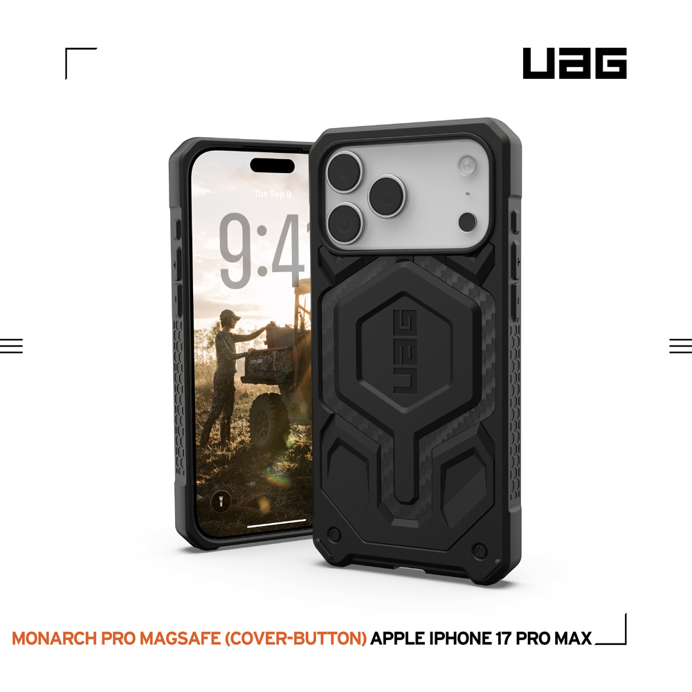 碳黑(相機按鍵)-UAG-磁吸頂級版保護殼-iPhone17ProMax