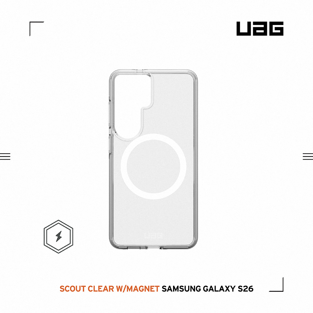 透明-UAG-磁吸耐衝擊極簡保護殼-Sam S26