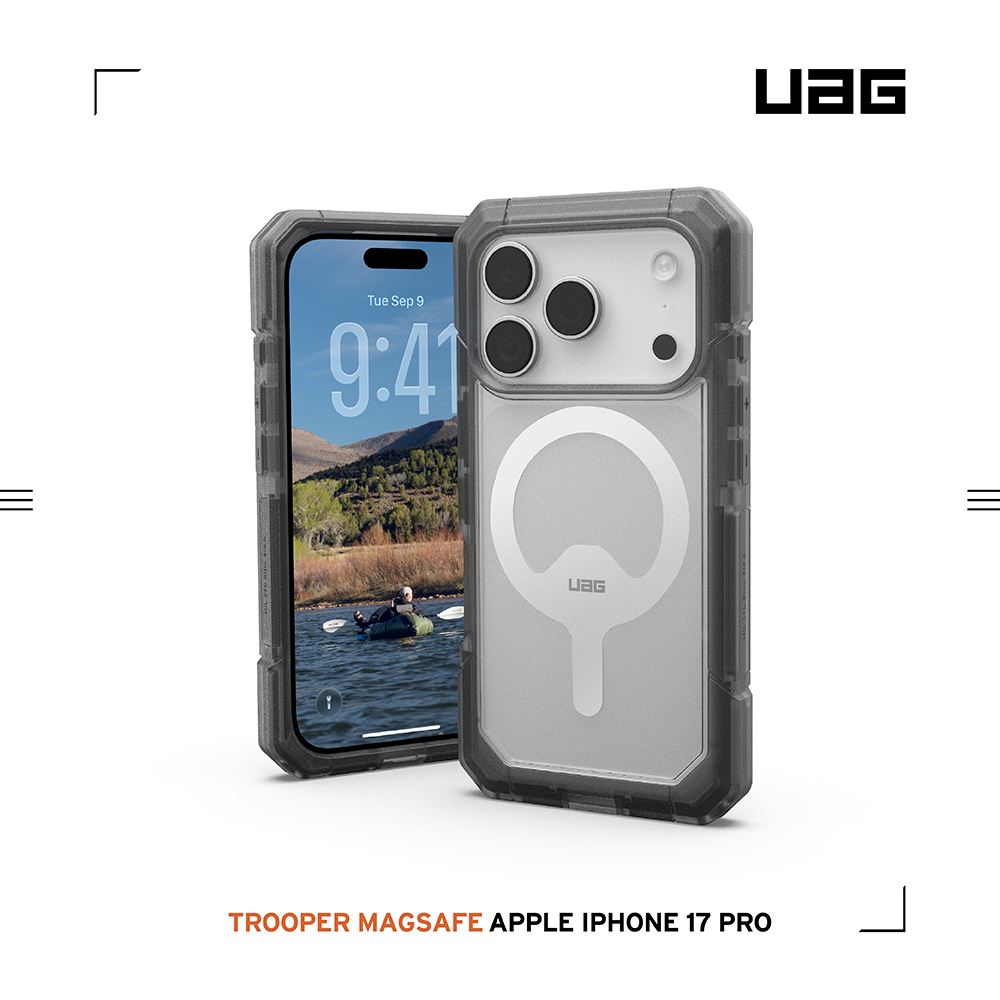 透明-UAG-磁吸雙件式保護殼-iPhone17Pro