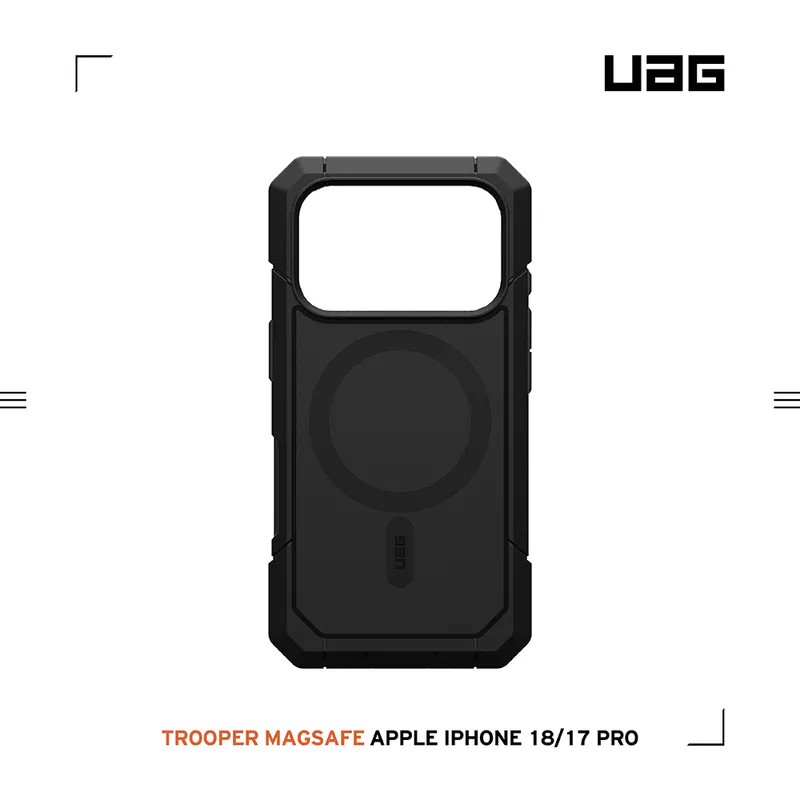 黑-UAG-磁吸耐衝擊雙件式保護殼-iPhone18Pro/17Pro