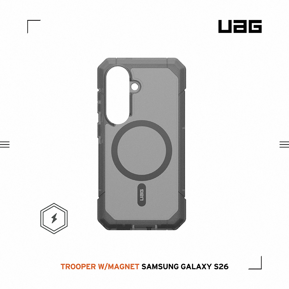 透黑-UAG-磁吸耐衝擊雙件式保護殼-Sam S26