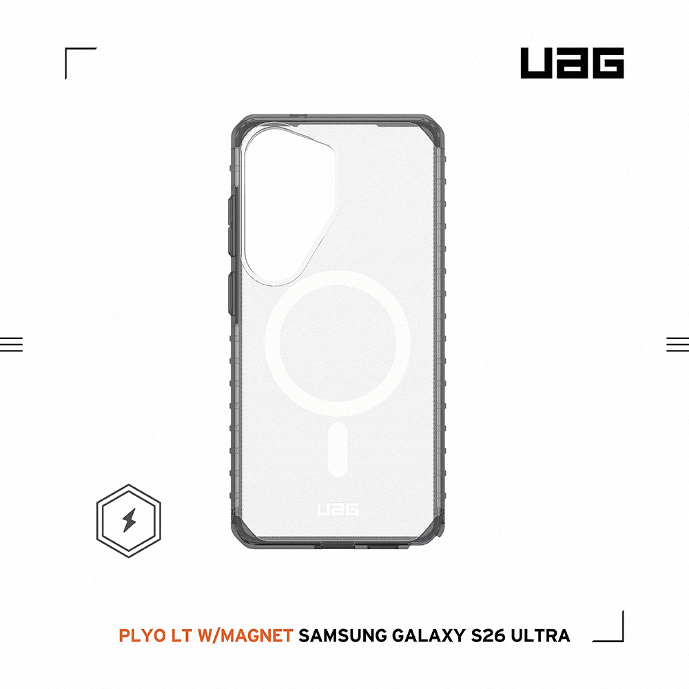 全透明-UAG-磁吸耐衝擊全透保護殼LT-Sam S26Ultra