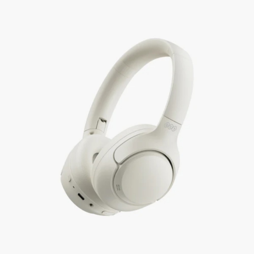 白 QCY H3 降噪藍牙耳罩式耳機